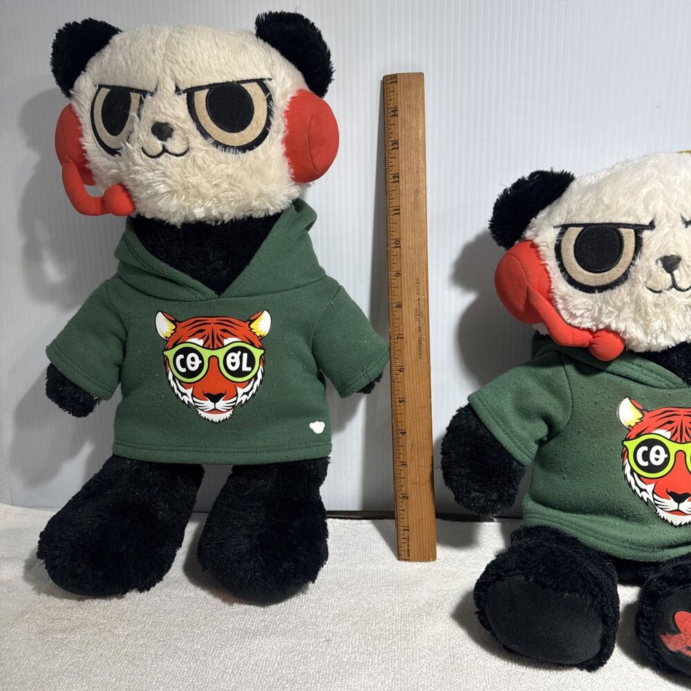 Build a Bear 2020 Ryan's World Combo Panda 17 Inch A Set Of Two Plush - Picture 5 of 6